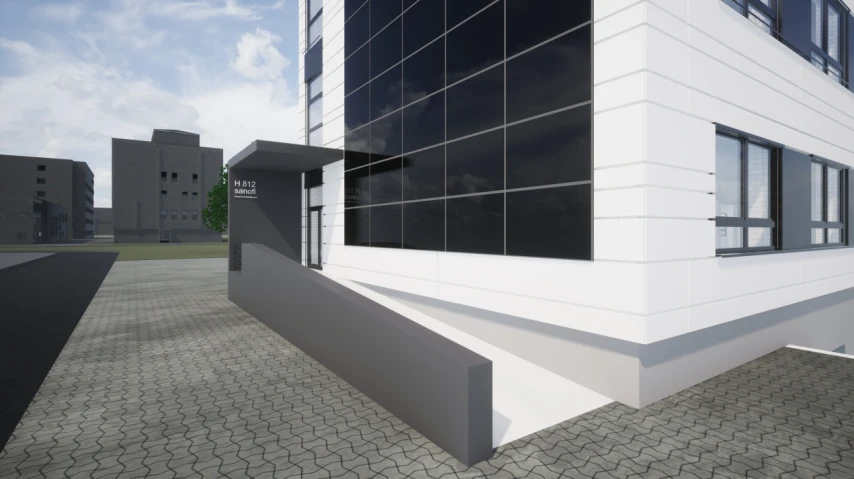 thermische Sanierung der Fassade des Forschungsgebäudes H812 realisiert.