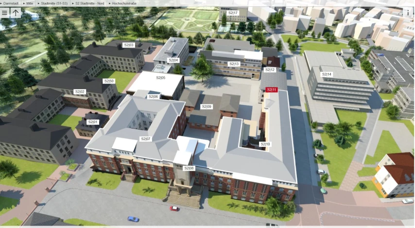 TU Darmstadt, Schlossgarten Straße